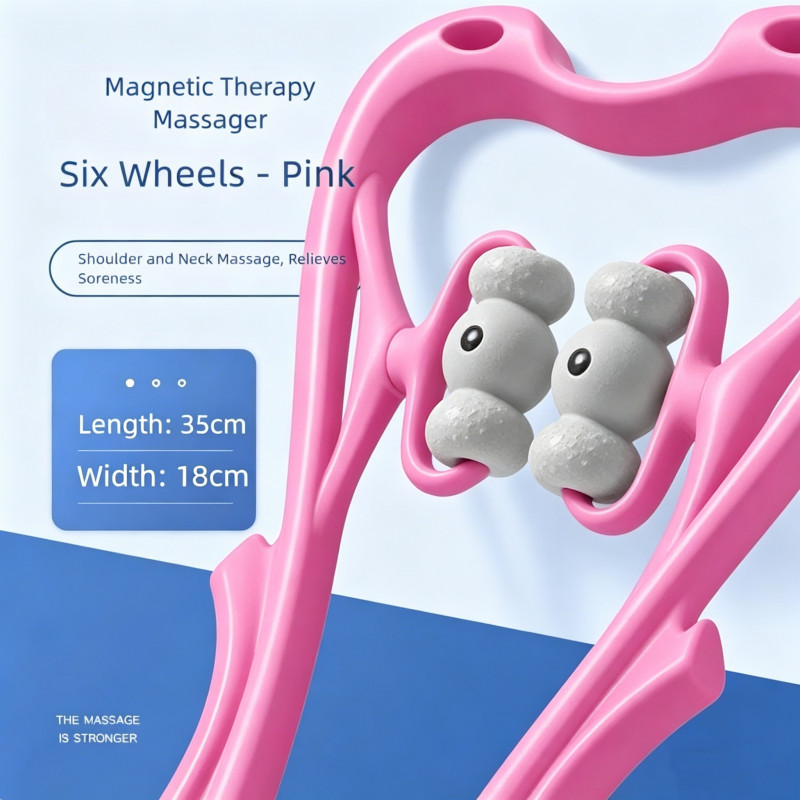 Rotatable Neck Massager Roller Shoulder Trigger Point Therapy for Pain Relief