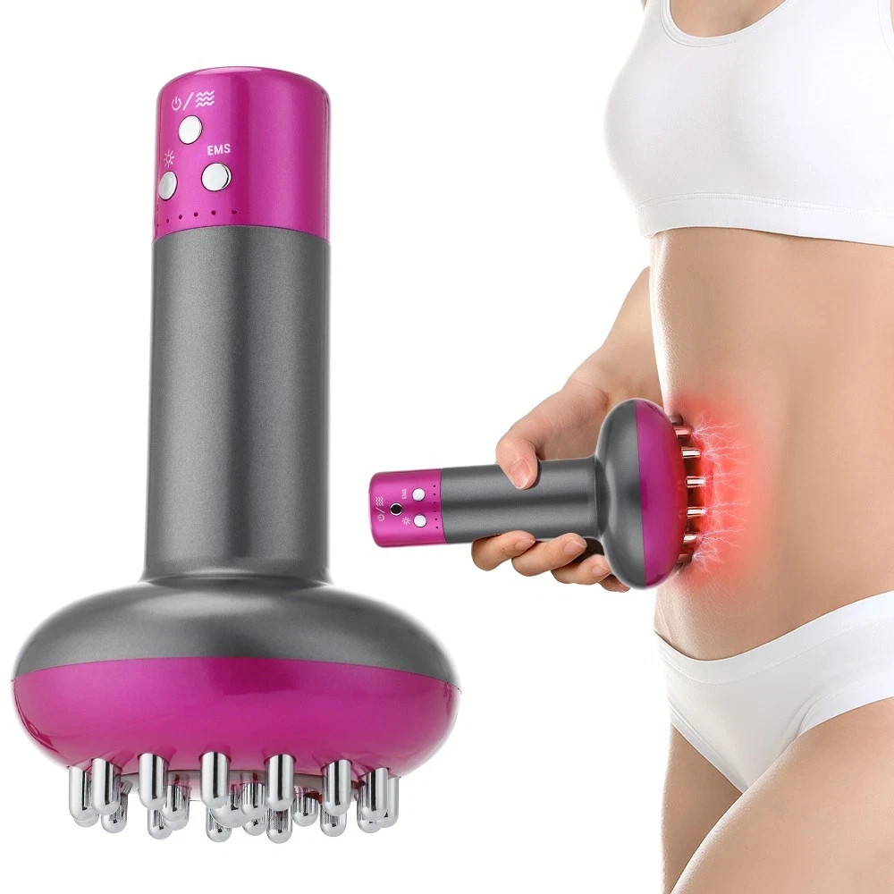 Electric Lymphatic Drainage Machine Microcurrent Meridian Body Massage Brush*
