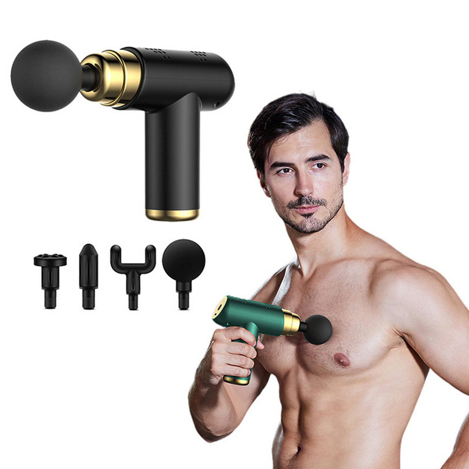 Fascia Massage Muscle Massager Portable Handheld Electric C8Q7