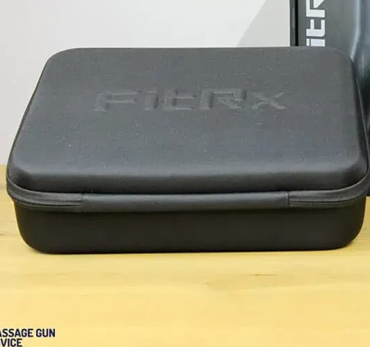 Open Box – CASE ONLY for FitRx VibraBand percussion massager – zippered BLACK