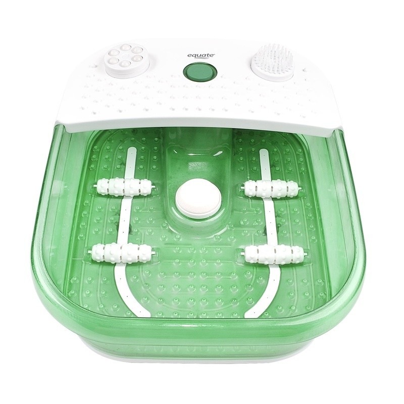 Toe Touch Control Heated Bubble Massage Foot Bath Spa Soothing Relaxation New