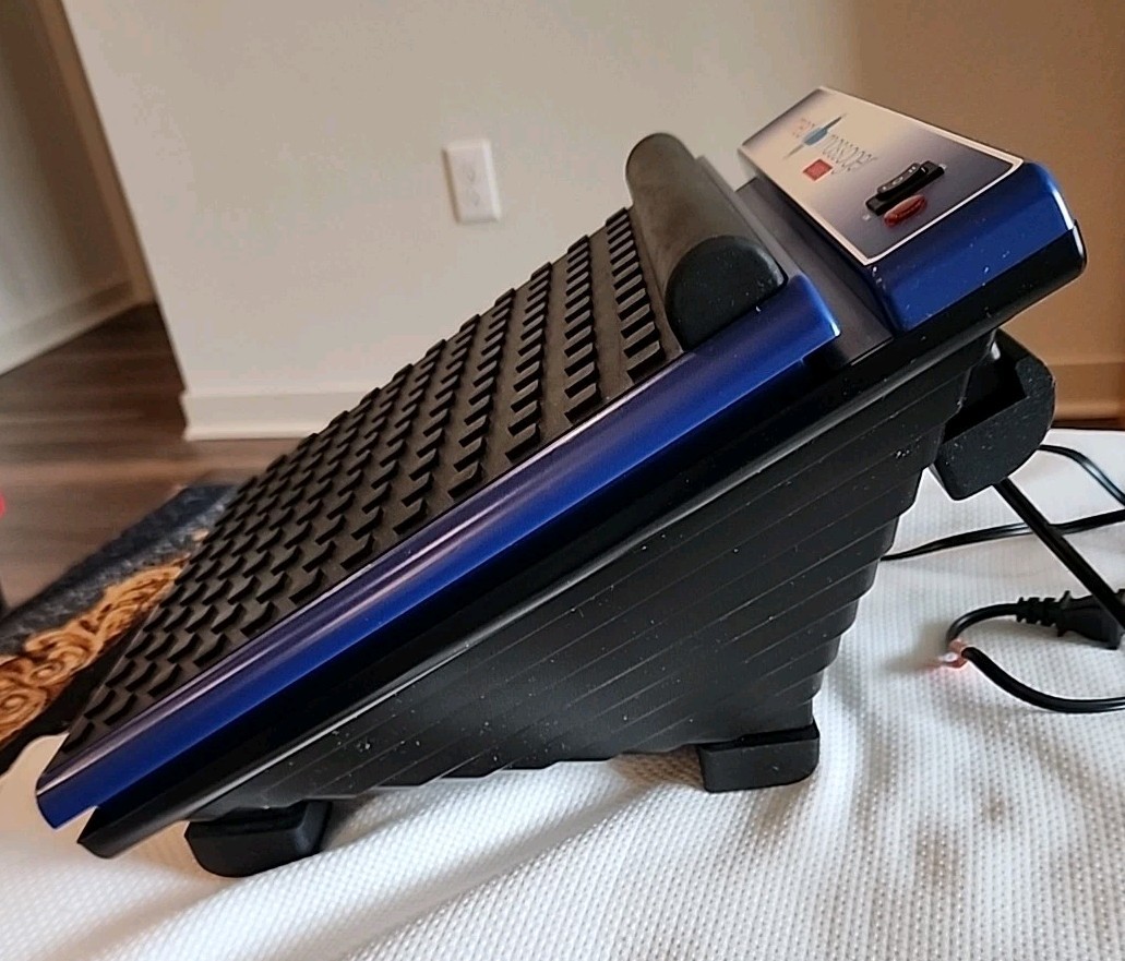 MedMassager MMF08 Classic Foot Massager 2 Speed Therapeutic Machine Blue