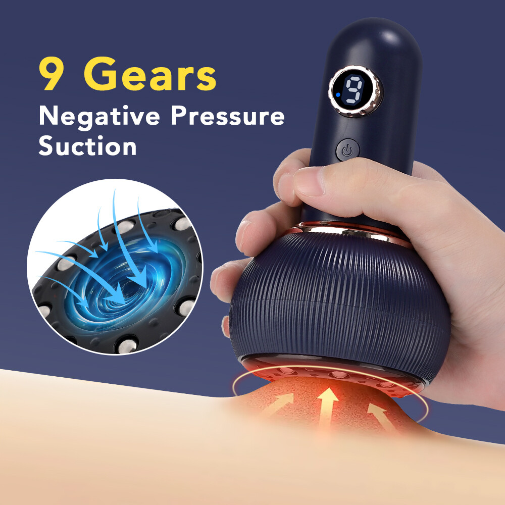 Electric Lymphatic Drainage Machine Meridian Body Massage Brush Microcurrent US