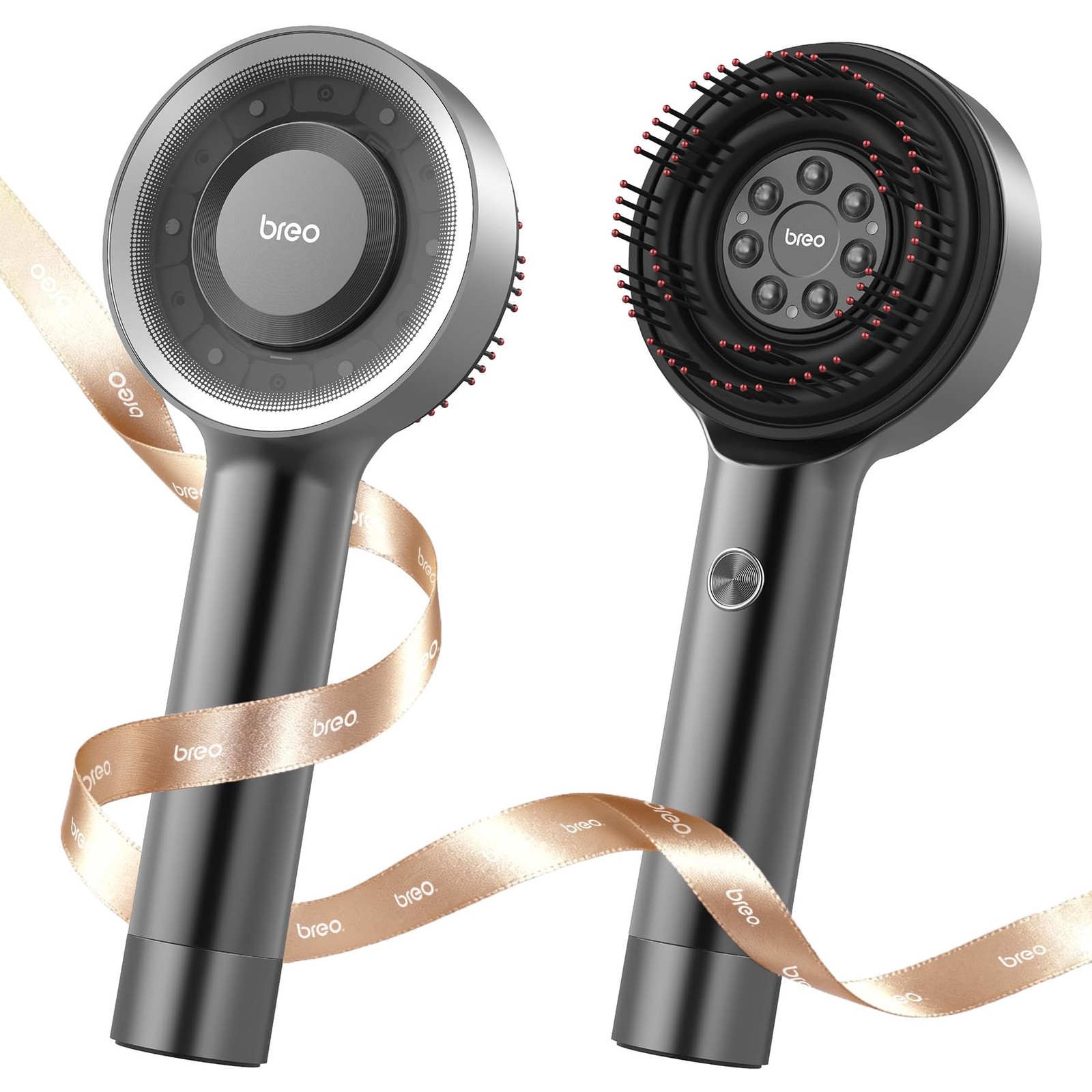 Breo Scalp 3L Laser Hair Growth Comb with 650nm Infrared Technology, 360° Red