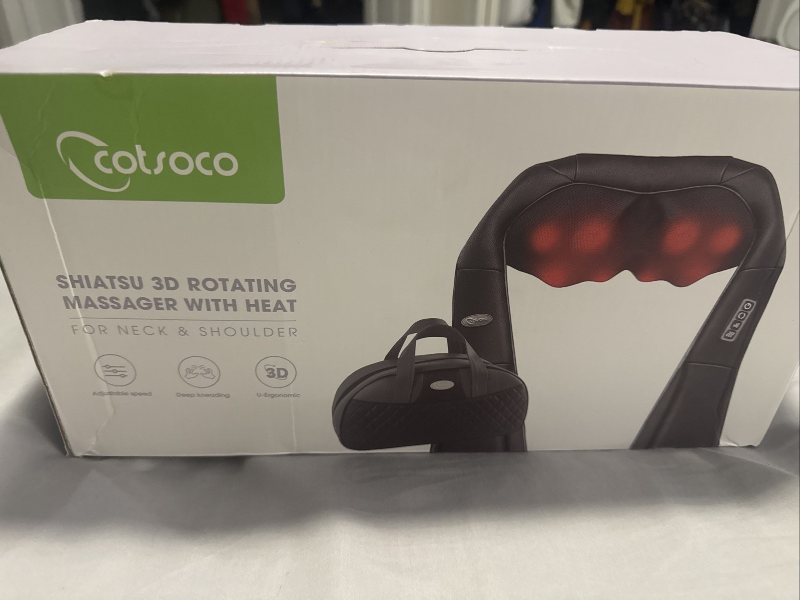 COTSOCO Shiatsu Neck and Shoulder Massager