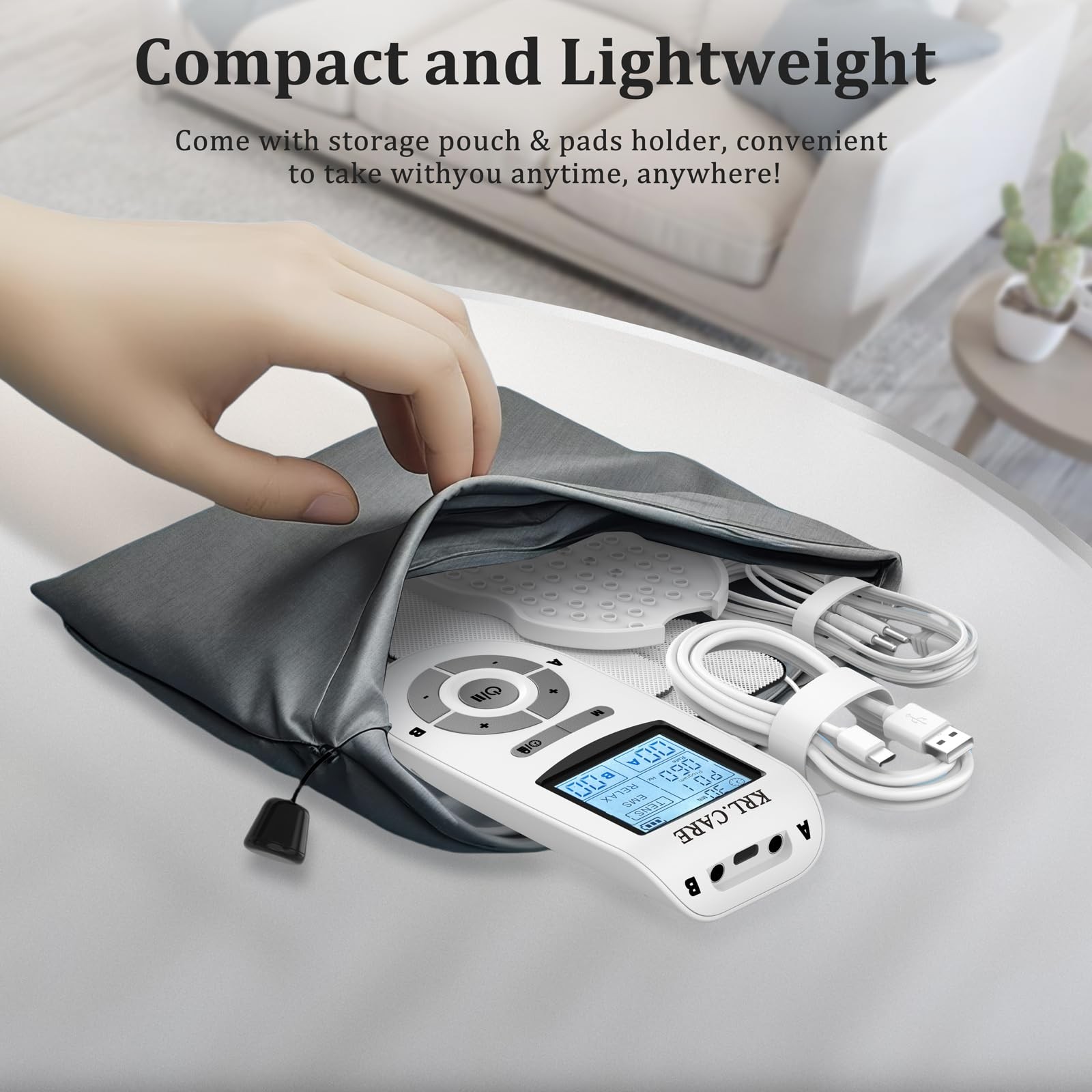 Dual Channel TENS EMS Unit 40 Intensities for Gradual Pain Relief Therapy, 24…