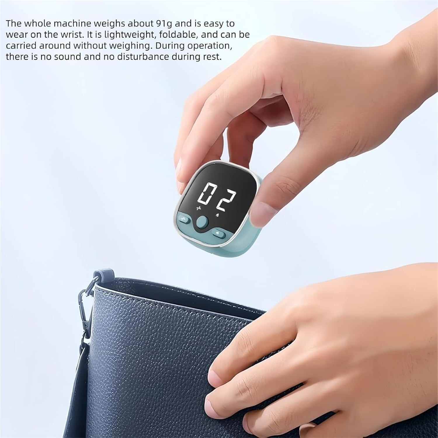 Rechargeable Cordless Wrist Heating Pad Massager, 3-Heat Level Tendon Therapy