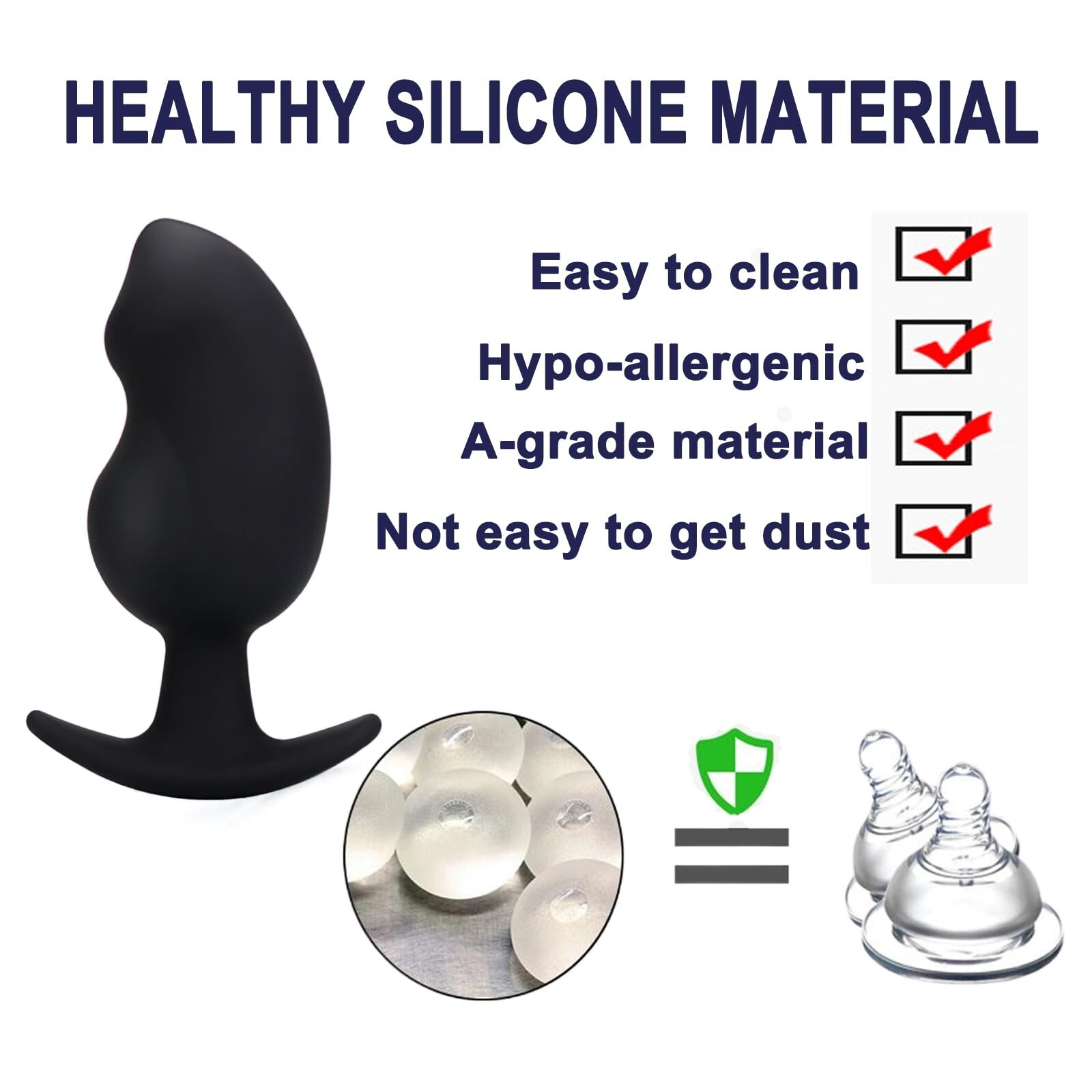Toys Plugs Training Kit Silicone Plug Trainer for Comfortable Long-Term Wear