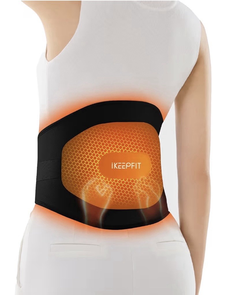 I Keepfit Heated Waist Massager – Warm Back & Abdomen Concurrently