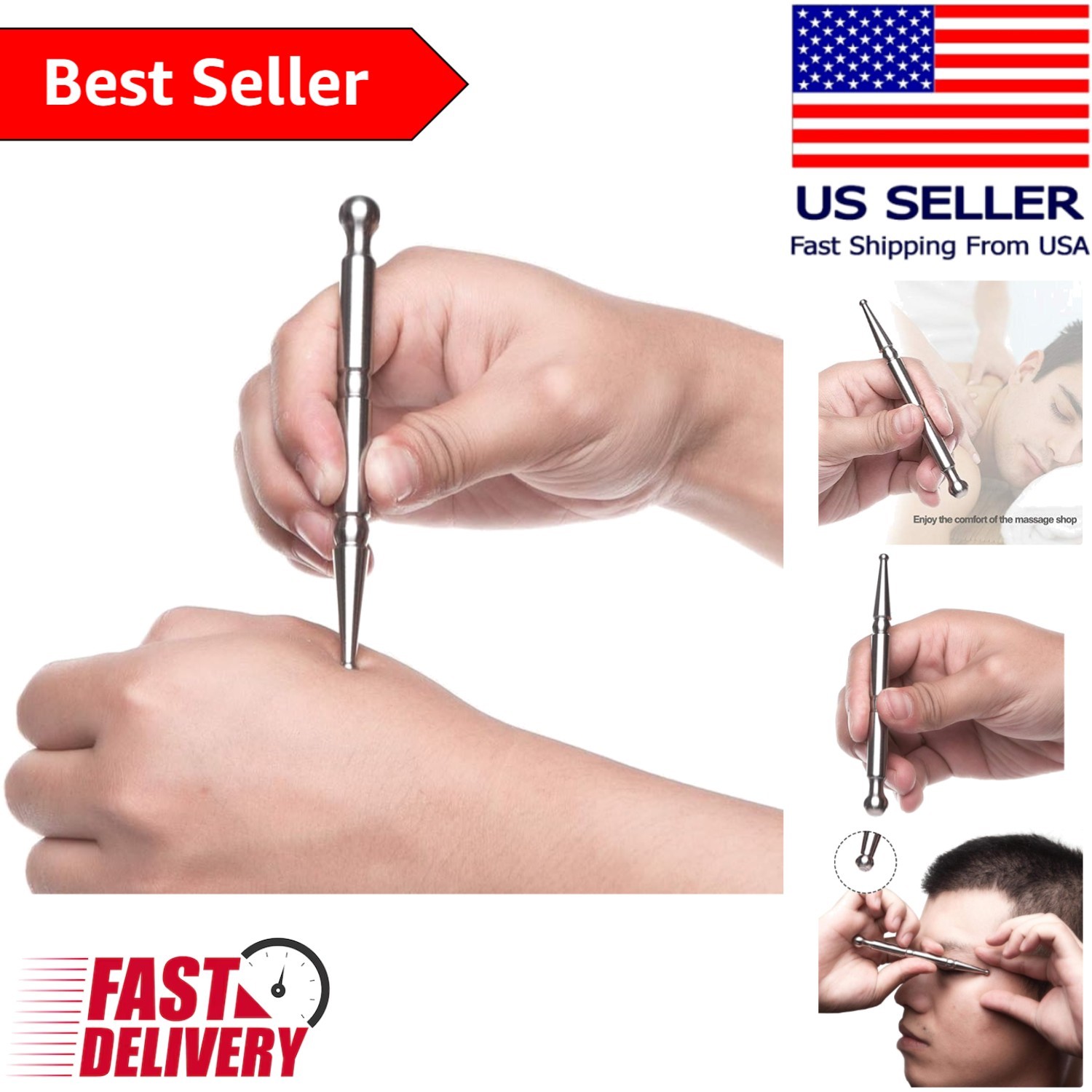 Deep Tissue Acupressure Massage Wand – Effective Relief for Tension & Soreness