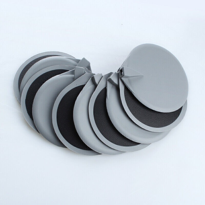9.5cm Reusable Round Rubber Electrode Pads For Microcurrent Body Slimming Units