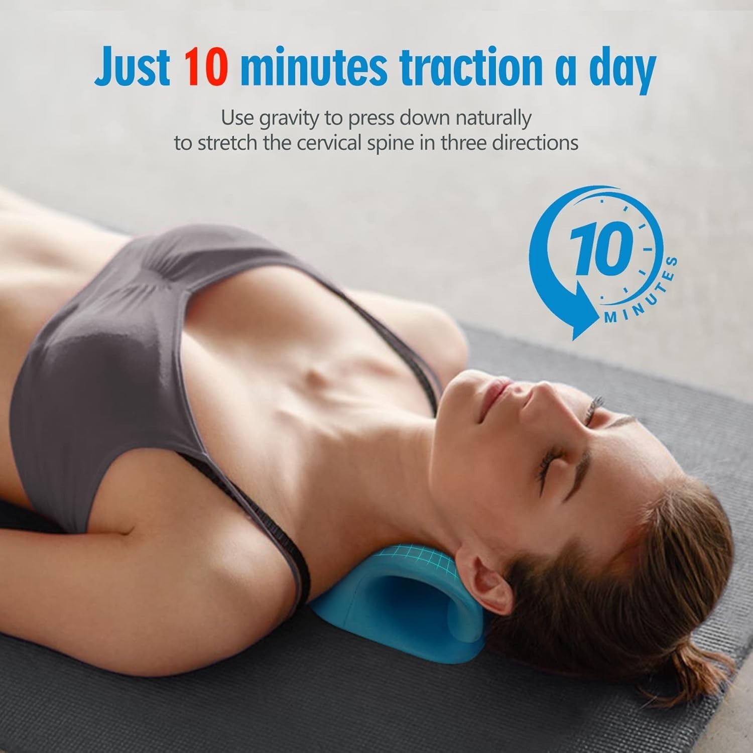 Neck Stretcher Pain Relief Cervical Traction Device Massage Pillow