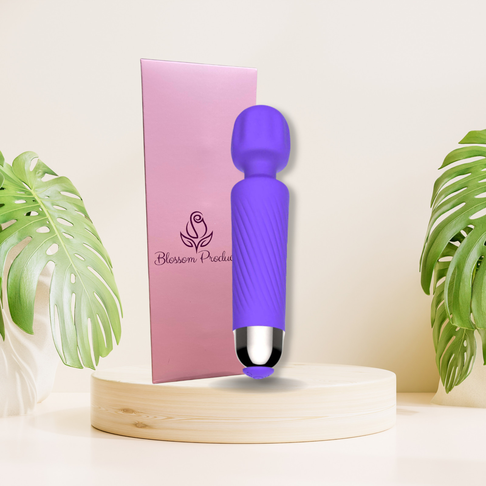 Women Vibrator Rechargeable Personal Wand Vibrates Massager-Waterproof & Quiet