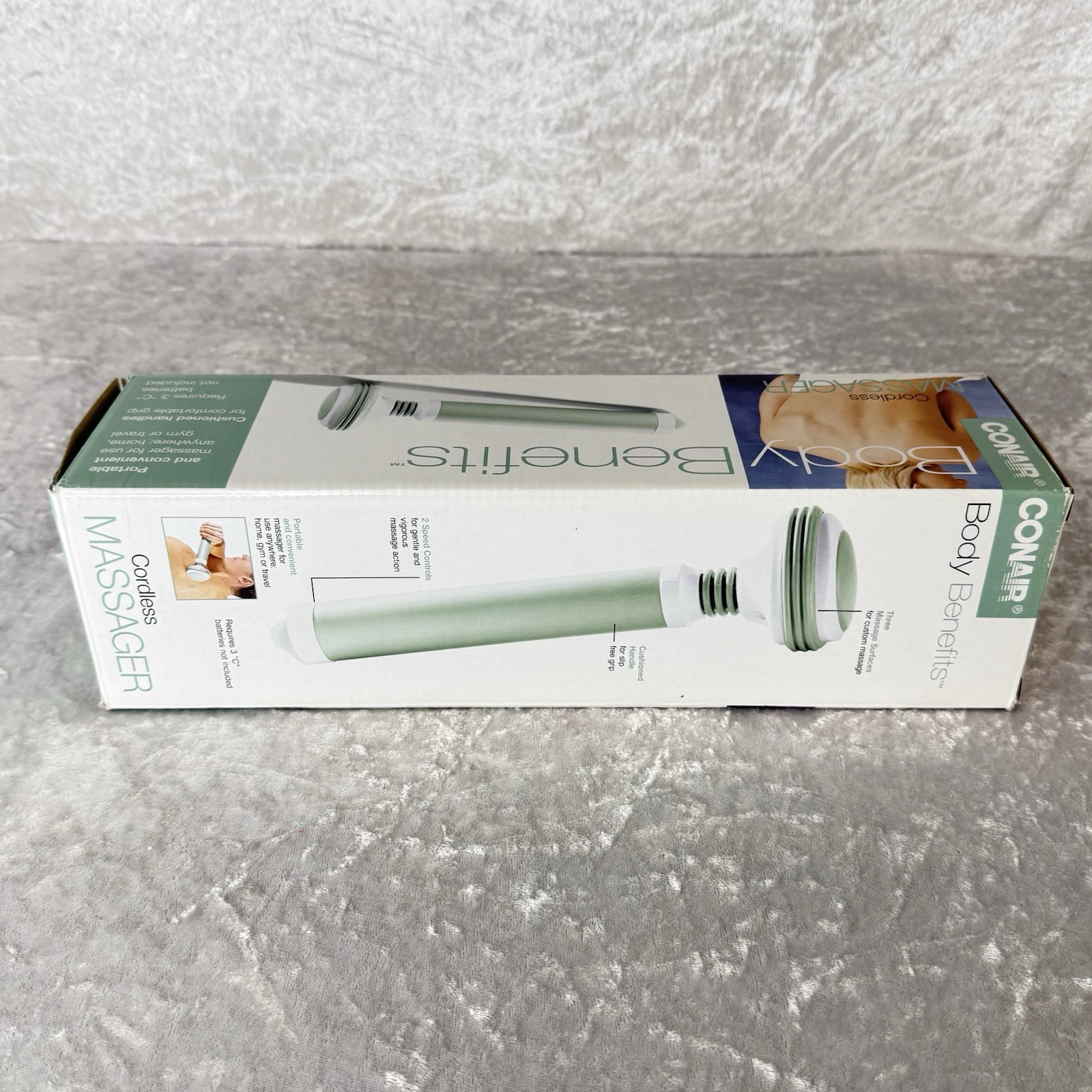 Conair Body Benefits Handheld Cordless Massager – Model WM25BT – Tested, Working