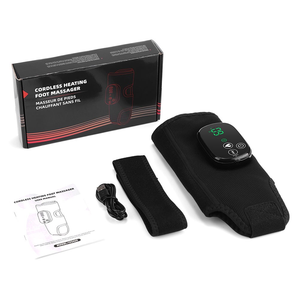 Red Light Therapy Ankle Massager for Neuropathy Pain Relief 5 Vibration Modes