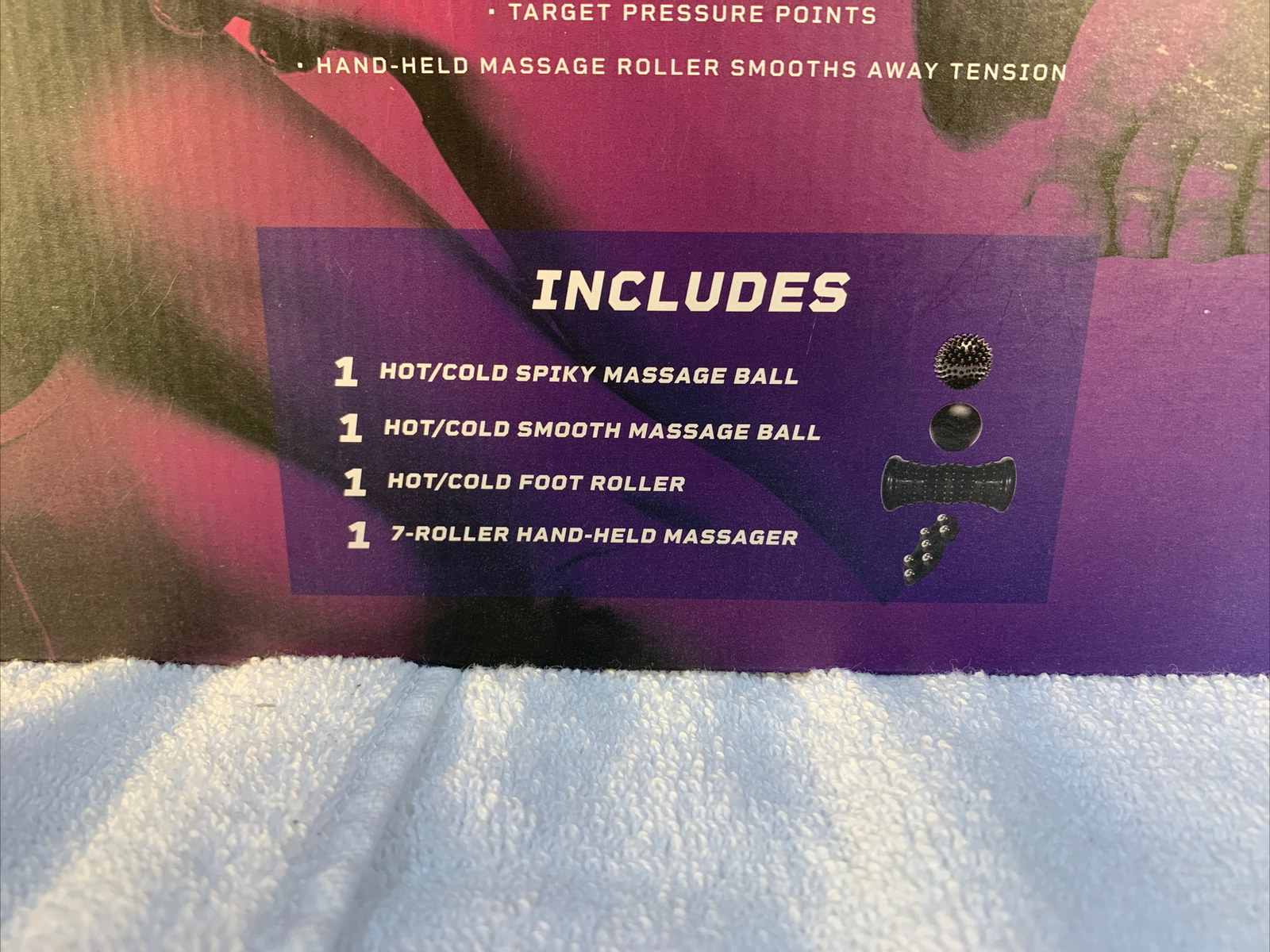 Massaging Kit Massage Equipment For Recovery LOT Of 4 Pieces Complete MINT