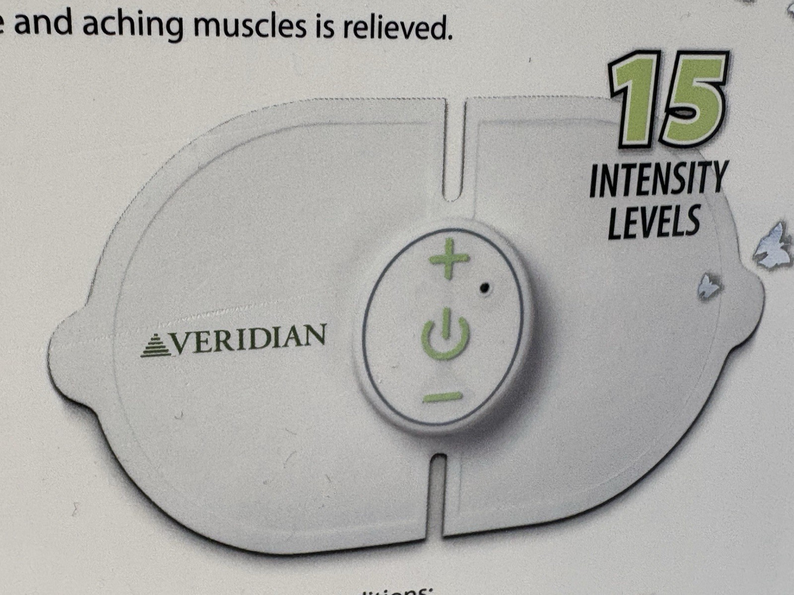 Veridian TENS Pain Management Solution Rechargeable 50 Use Gel Pads NEW FS