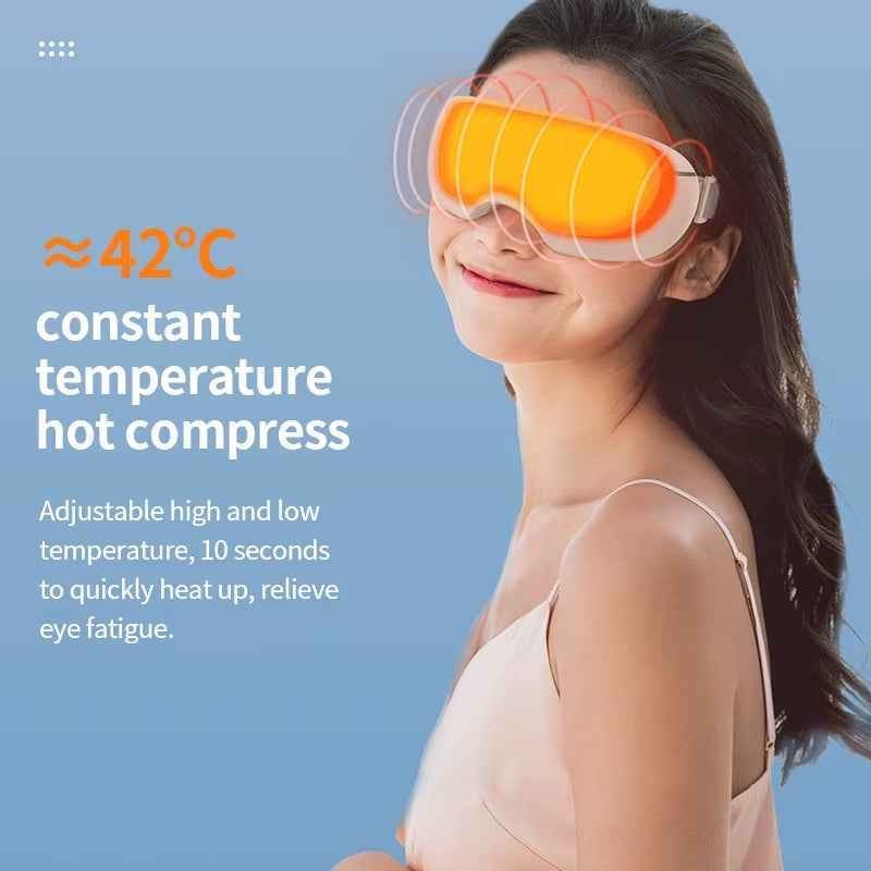 Electric Eye Spa Air Compression Massager – Thermal Facial Relaxation Mask