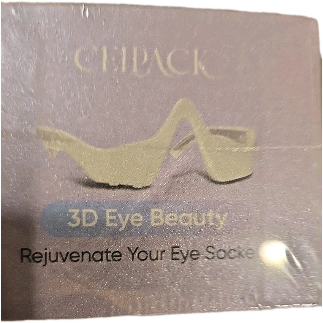 3D Eye Beauty White Eye Fatigue Relax Compress Skin Care Red Light Therapy W/Box