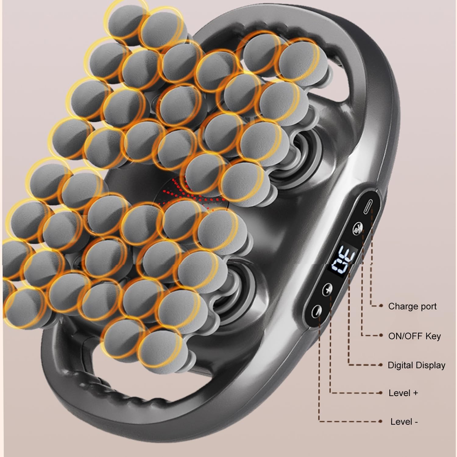 9Modes Muscle Massage Gun Deep Tissue Therapy for Body Back Leg Pain Relief Gift