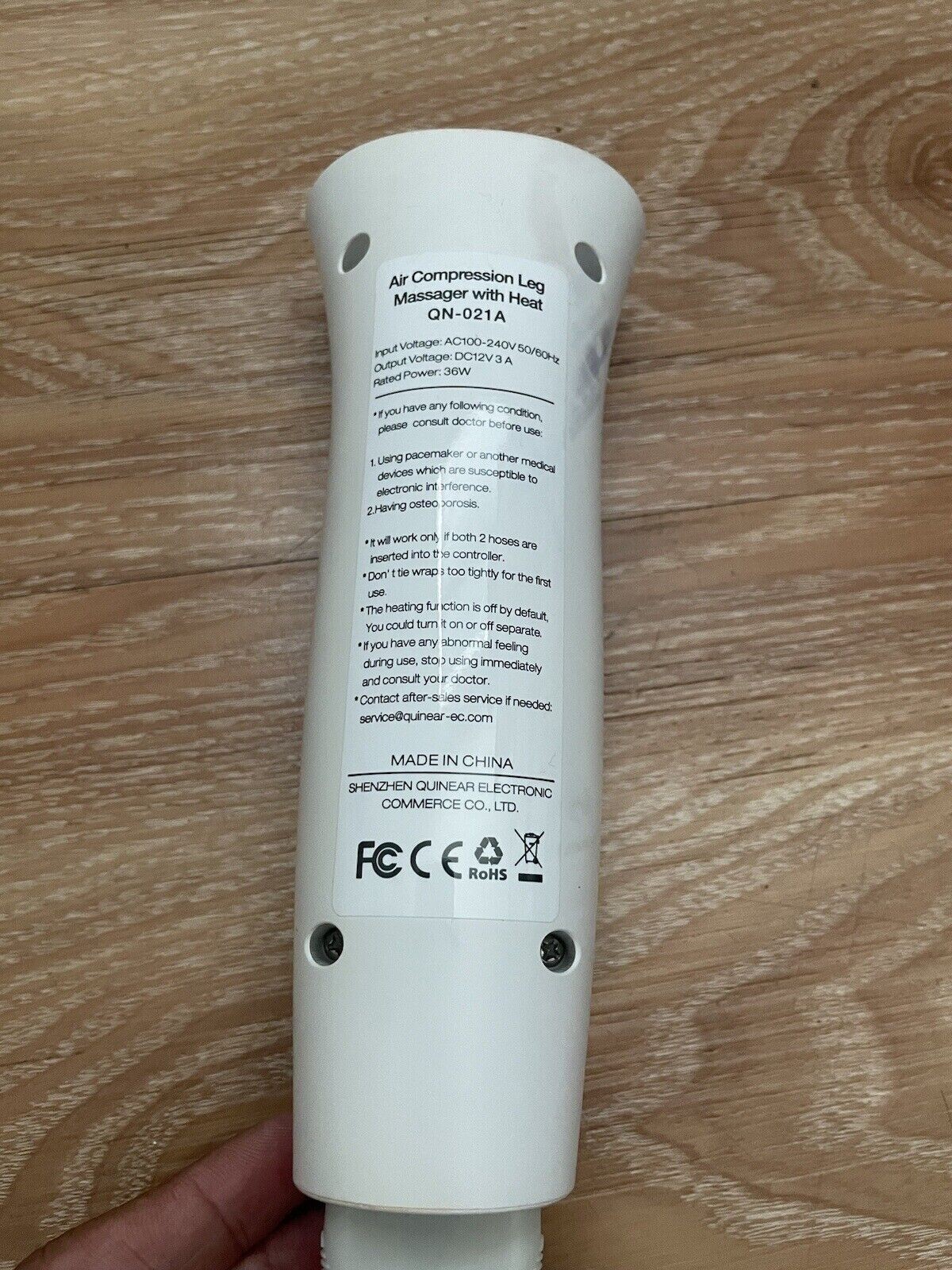 QUINEAR Air Compression Leg Massager w/ Heat QN-021A 3 Modes
