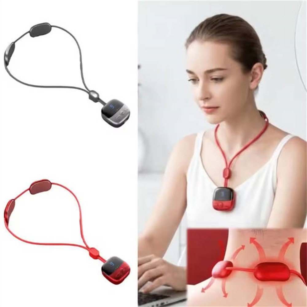 Hanging Neck Massager Micro Current Pulse 3 Modes Smart Heat Cervical Care