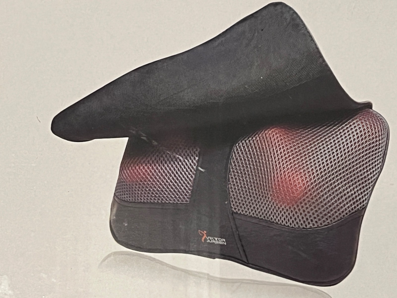 Shiatsu Heated Massage Pillow Deep Kneading Neck Shoulder Back Foot BLACK/GREY