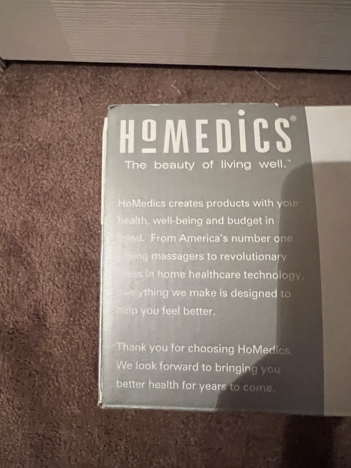 HoMedics TherapistSelect SM-100 Kneading Shiatsu Massager Neck Back Foot