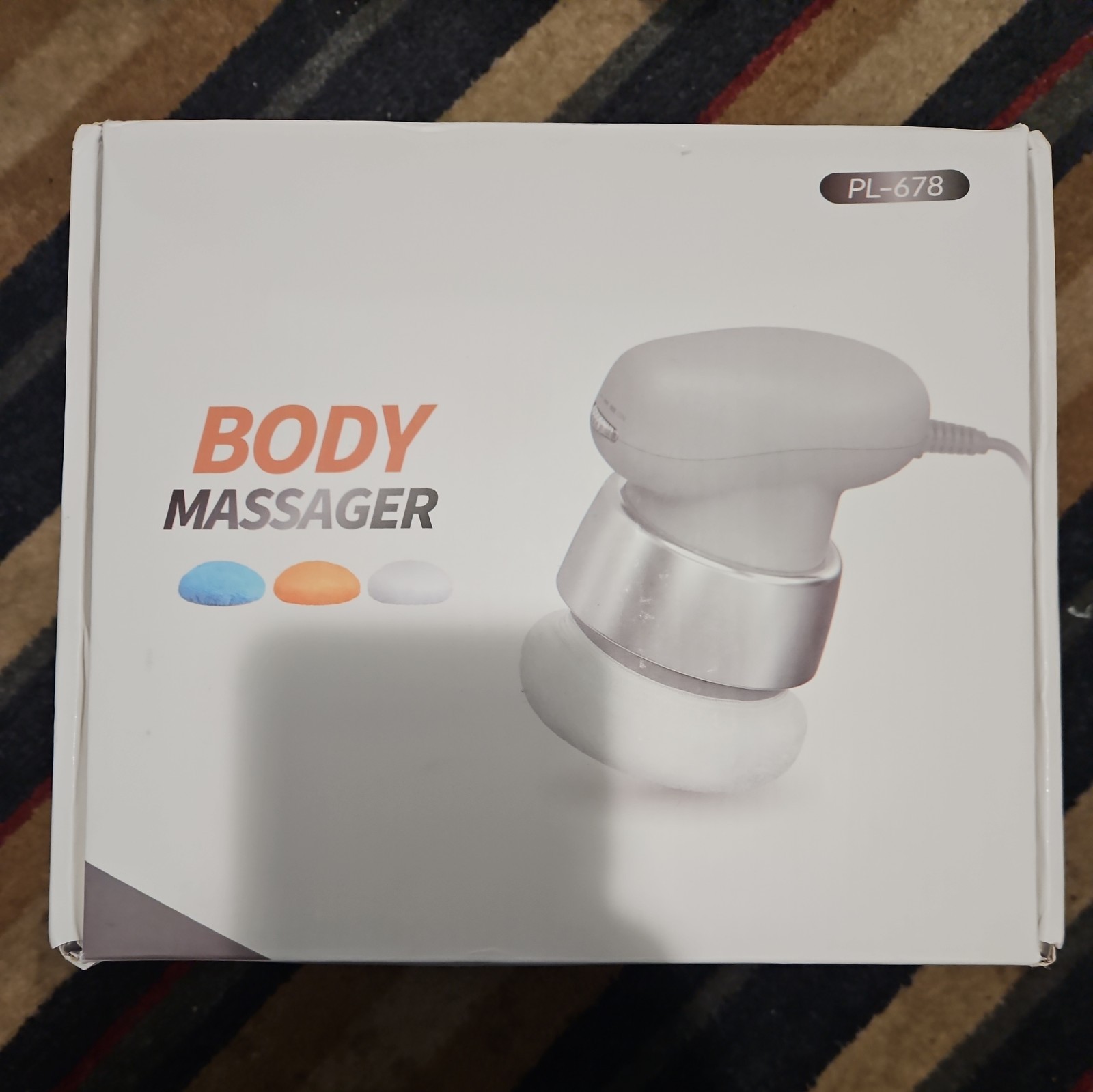 Body Massager PL-678 Silver & Gray Brand NEW