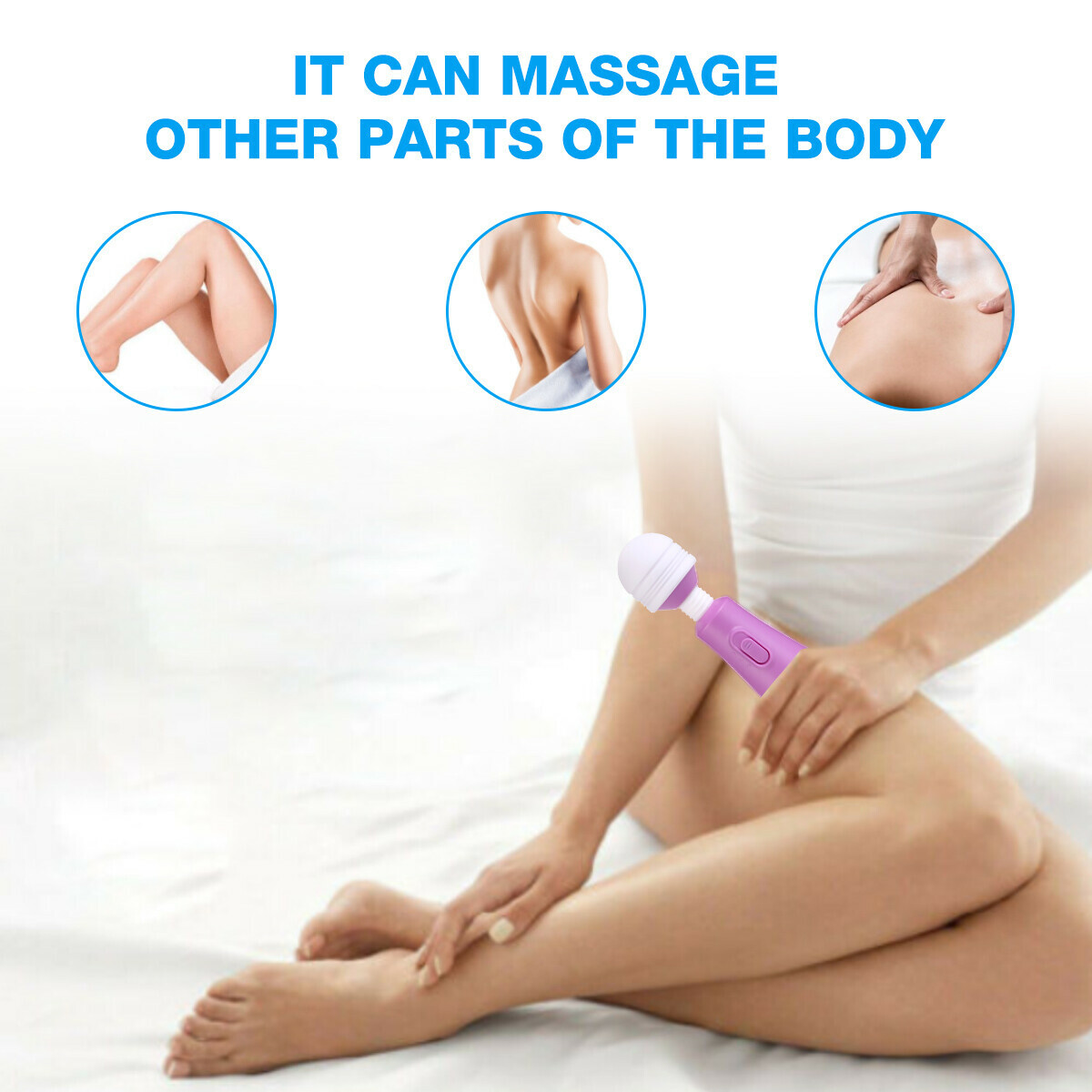 MultiSpeed Neck Body Leg Personal Massage Wand Massager Vibrator For Women USA