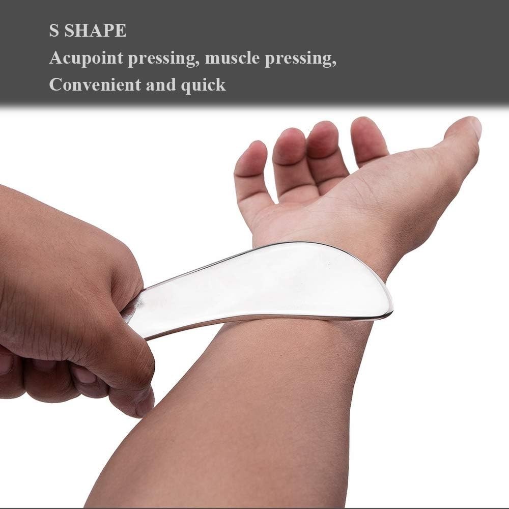 Feelfree Stainless Steel Graston Tools-guasha Scraping Massage Tool for Soft NEW