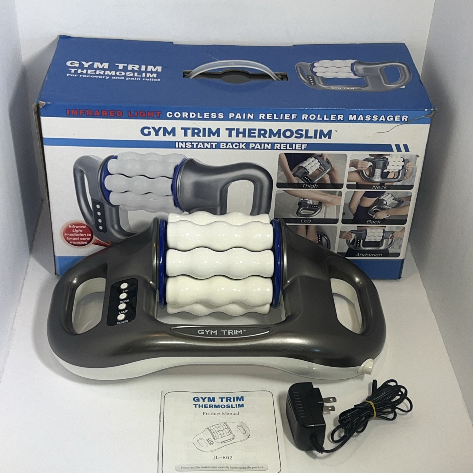 Body Massager ThermoSlim Gym Trim Cordless Electric Rolling Massager Infrared