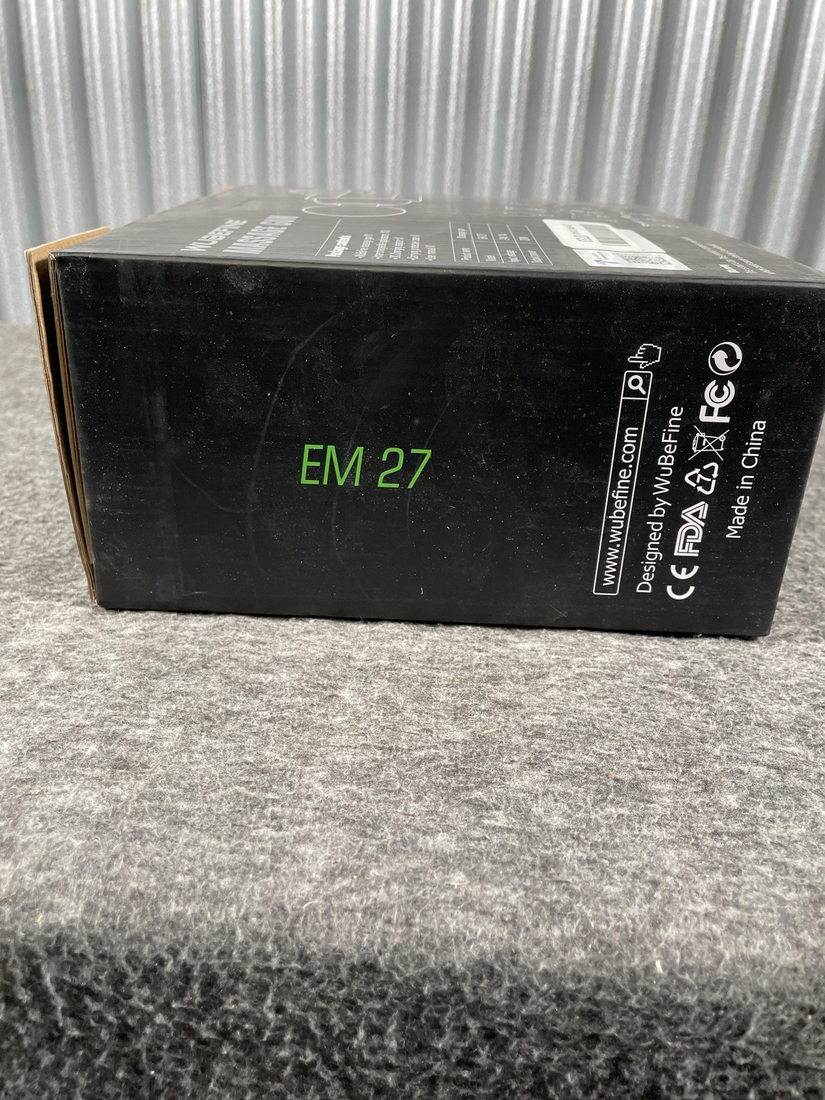 WUBEFINE EM 27 Massage Gun Percussion Deep Tissue 12mm 3200rpm 2500mAh Grip