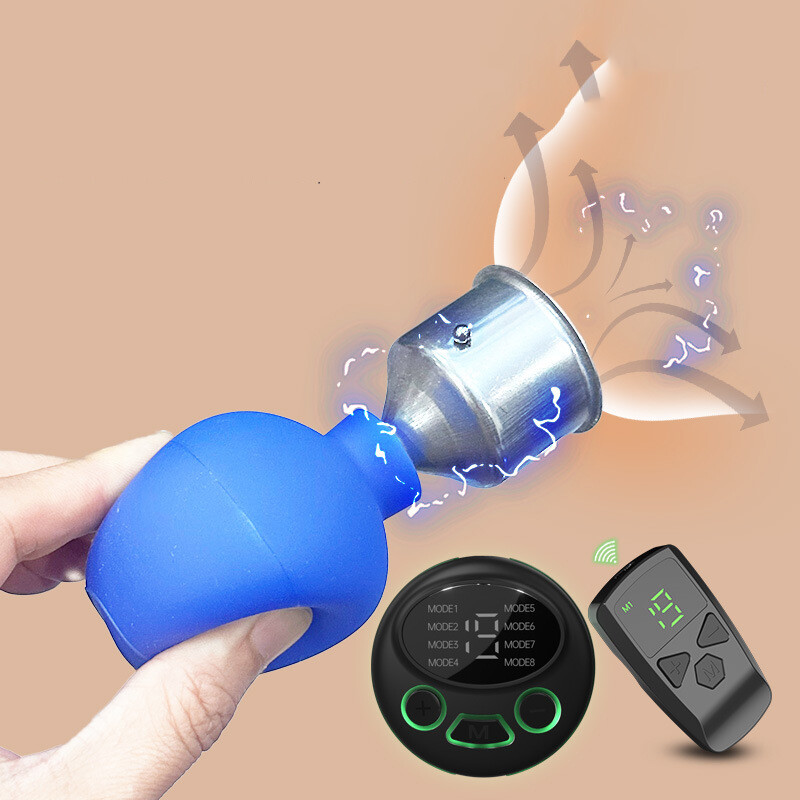 Electric Breast Enhancer Sucker Female Enlargem Pump Suction Nipple Massager USA