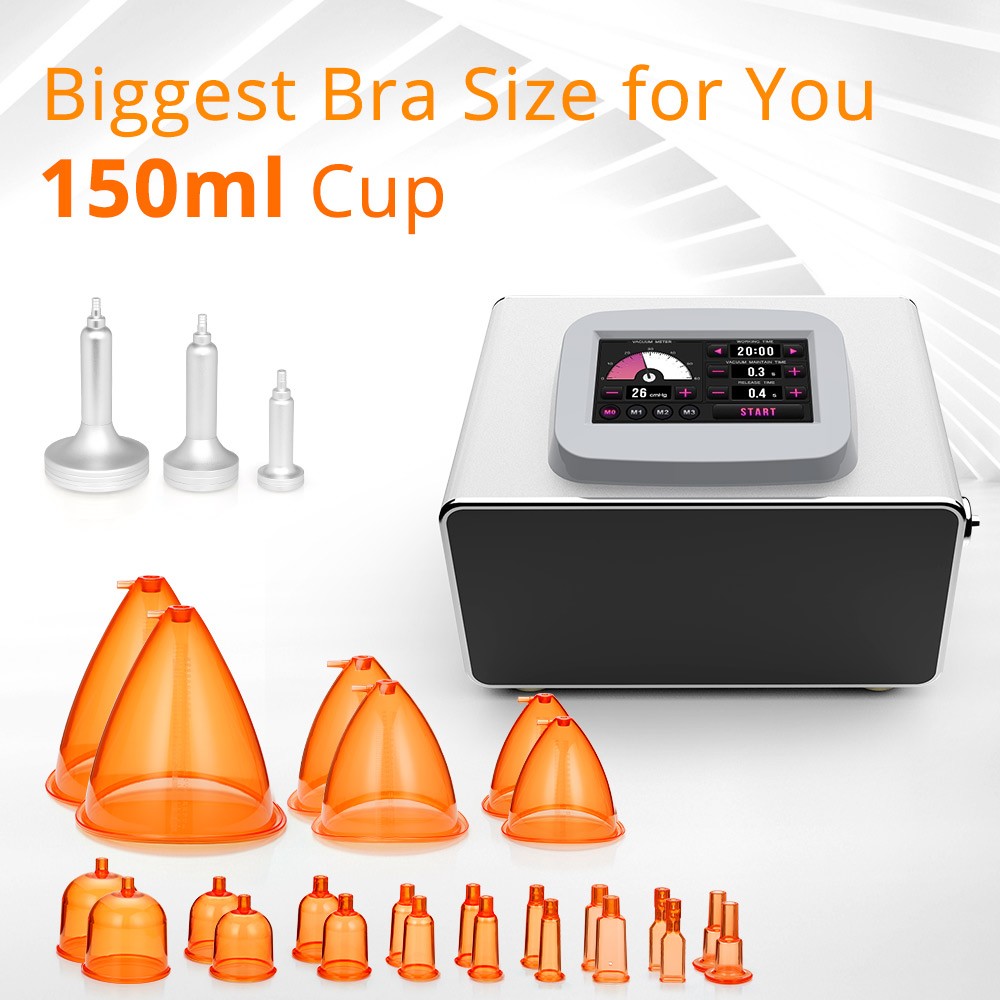Pro 150ml Breast Enlarge Butt Tighten Machine Full Body Cupping Massage Device
