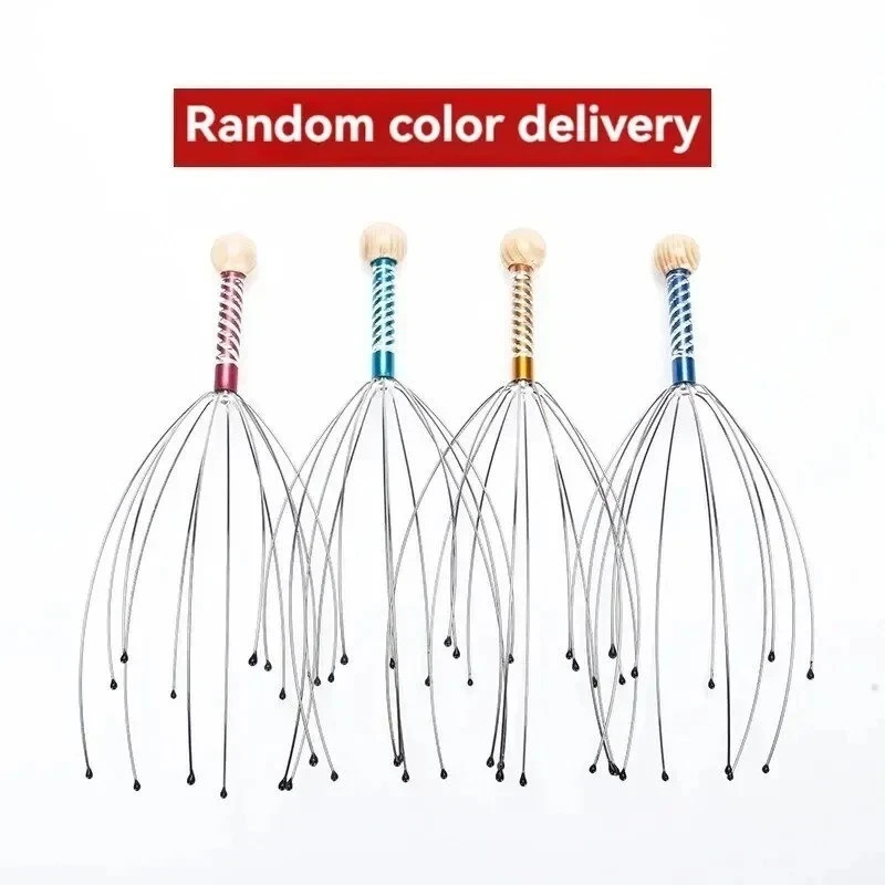 Head Massager Scratcher Neck Massage Scalp Relax Calm Stress Relief Octopus
