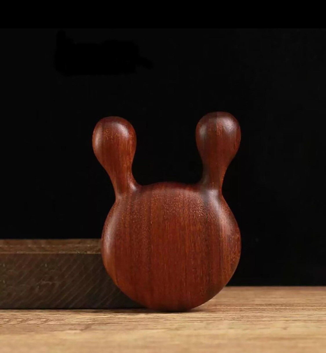 2PC Sandalwood Nose Shaper Facial Hair Skin Massage Lifter Wood Therapy Massager