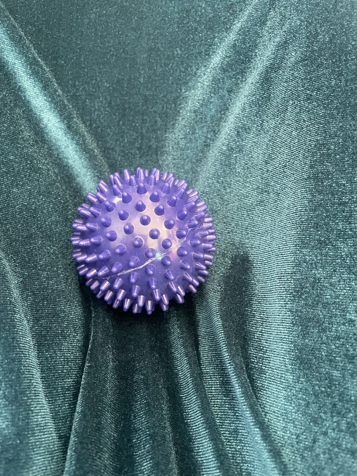 Purple Spiky Massage Ball for Feet, Back, Hands, Muscles – Firm
