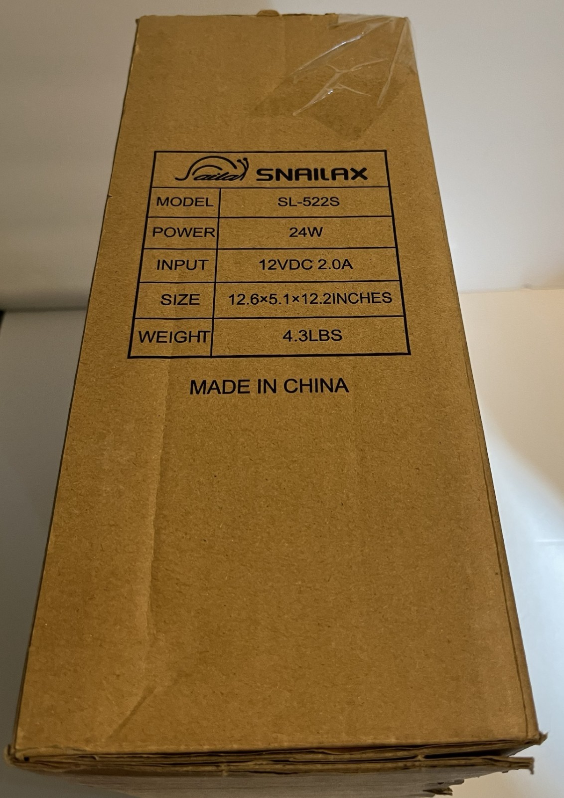 Snailax Shiatsu Foot & Back Massager with Heat – SL-522S – Black – Open Box