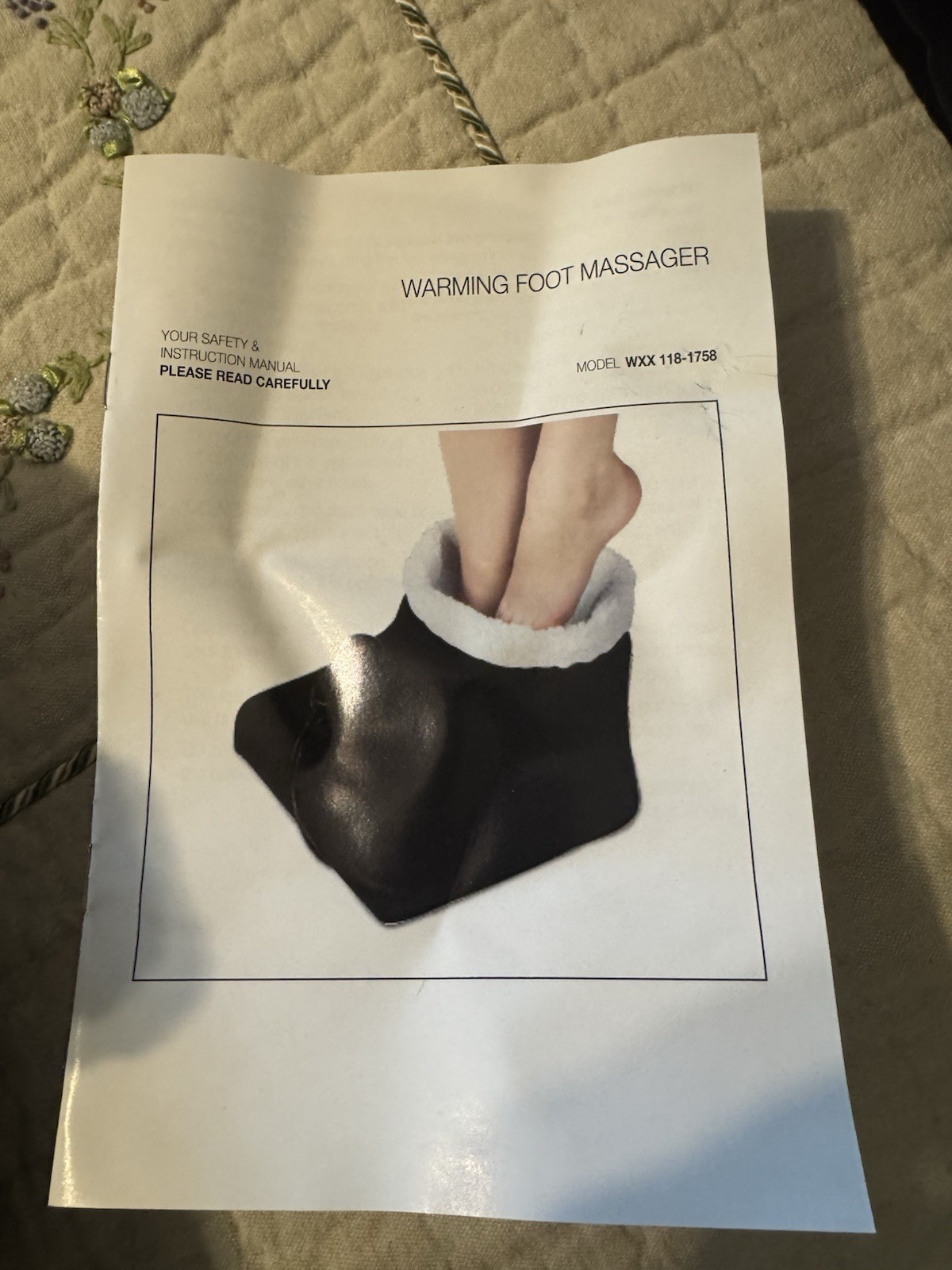 NIB Foot Massager with Heat and Vibration