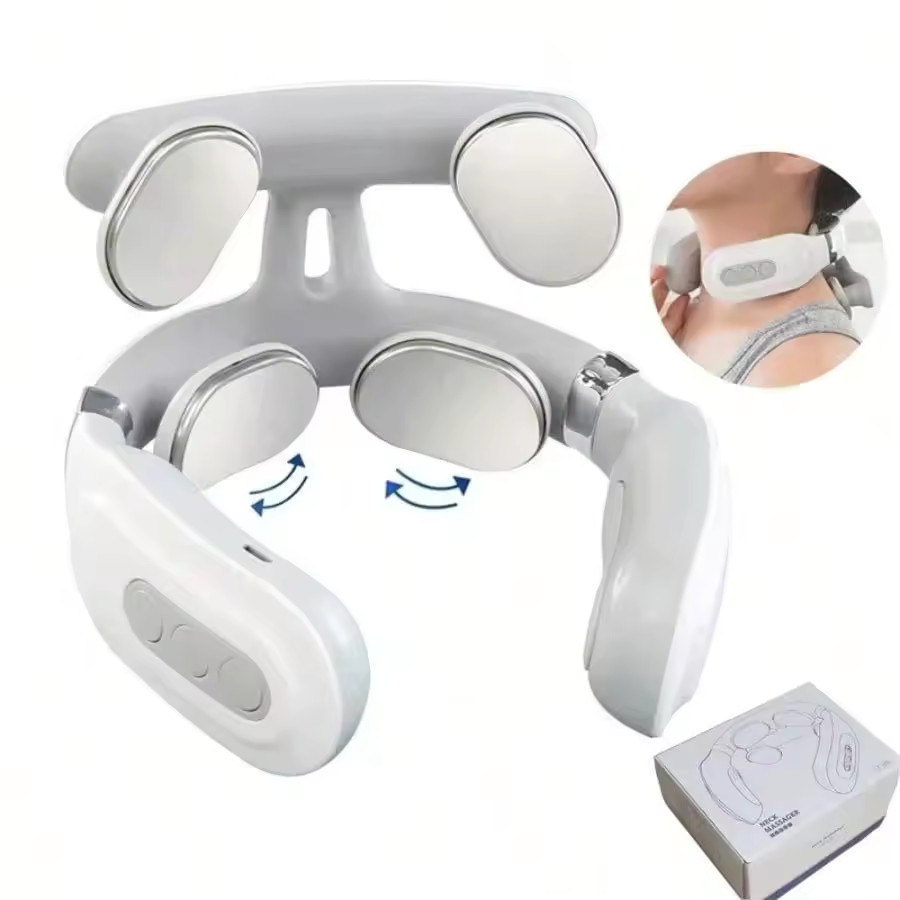1PCs USB Neck Massage Device With Heat 16 Modes NEW