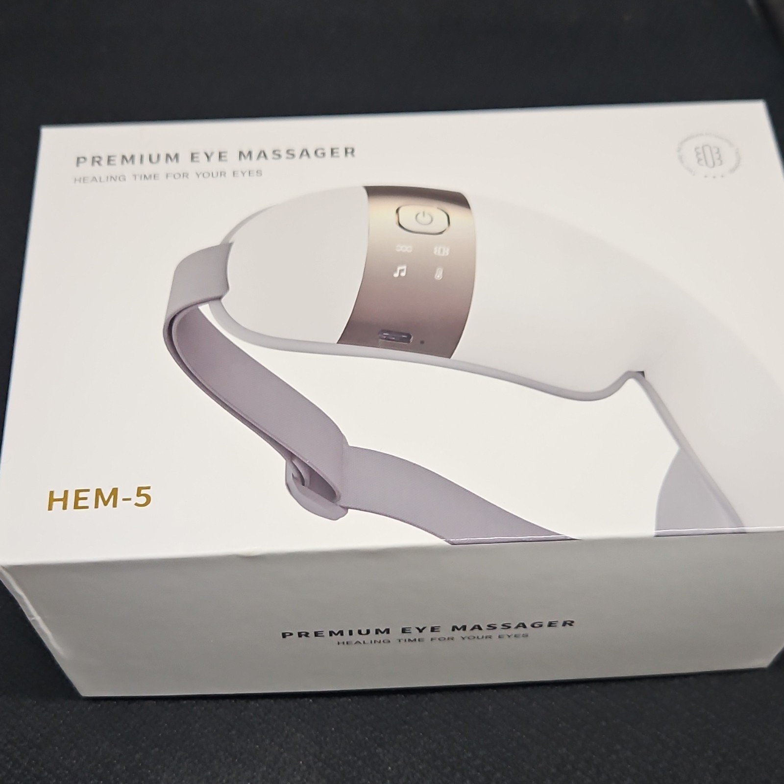 Premium Eye Massager W/ Music Therapy Heating Air Pressure Vibration Massage