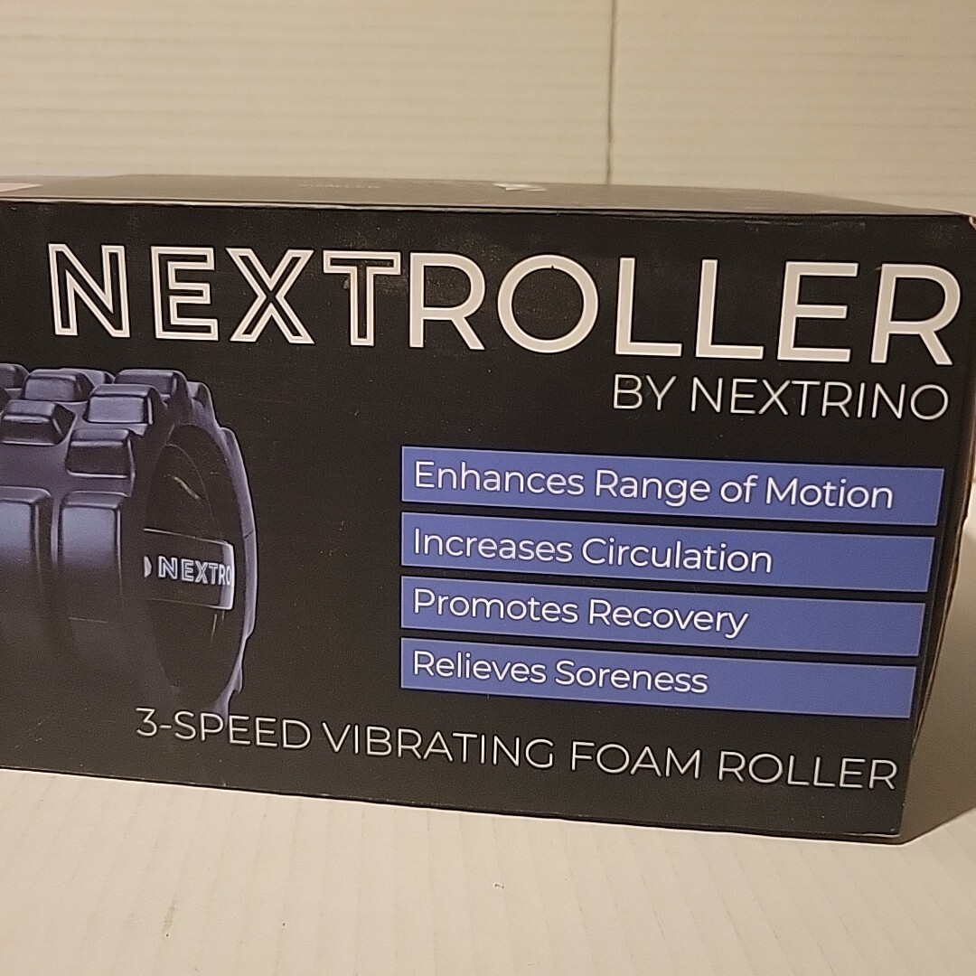 Nextrino Vibrating Foam Roller for Back Legs Pain Relief, Trigger Point Muscle