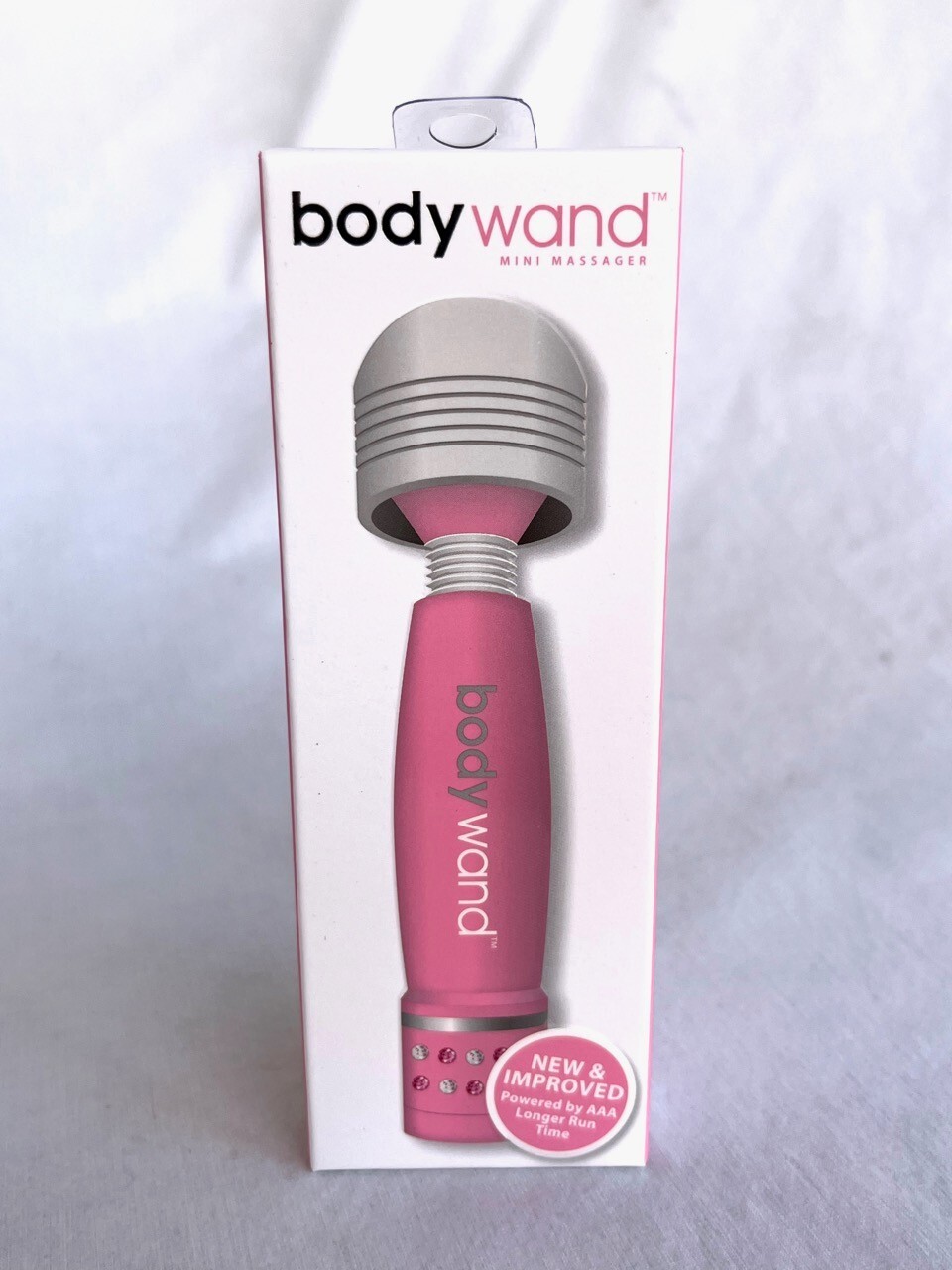 Bodywand Pink Mini Massager (AAA batteries) for on the go!