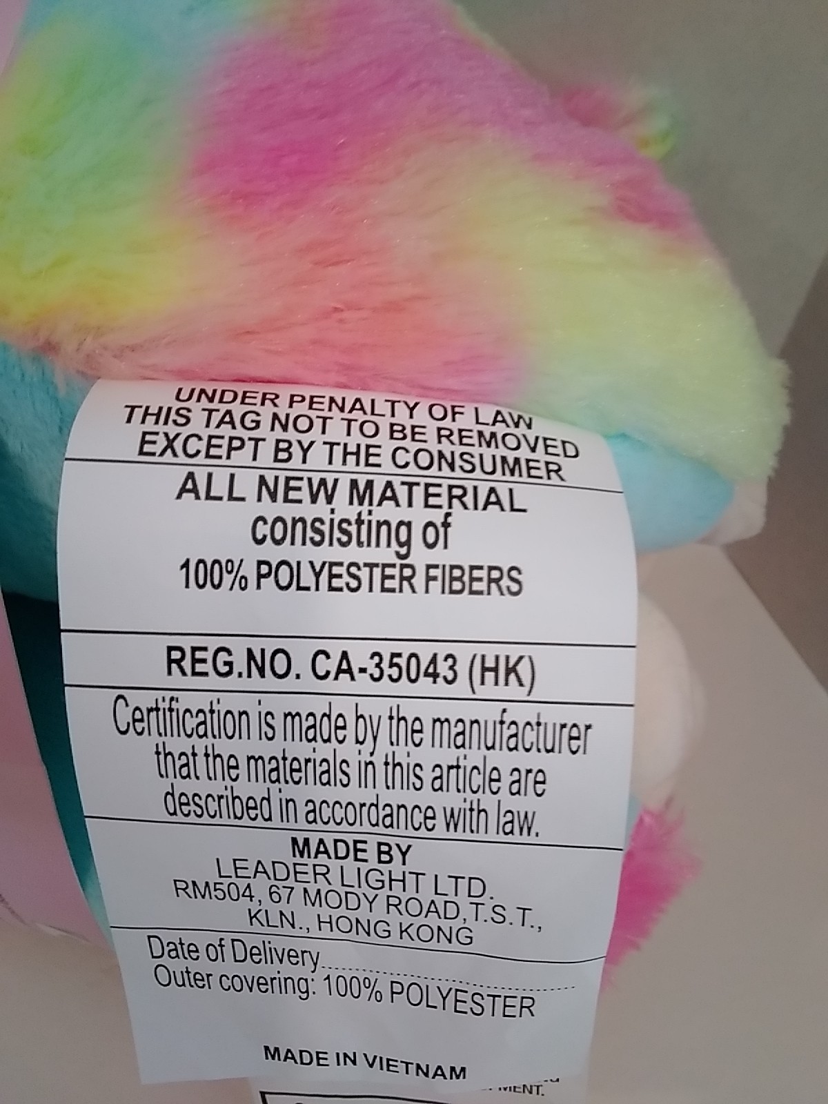 HealthTouch Polyester Fibers Neck Massager Colorful Sloth Requires 2 AA Batterie