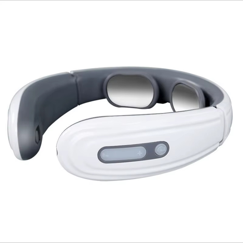 EMS Electric Neck Massager 6 Modes 9 Speeds Cervical Pain Relief Relax Tool