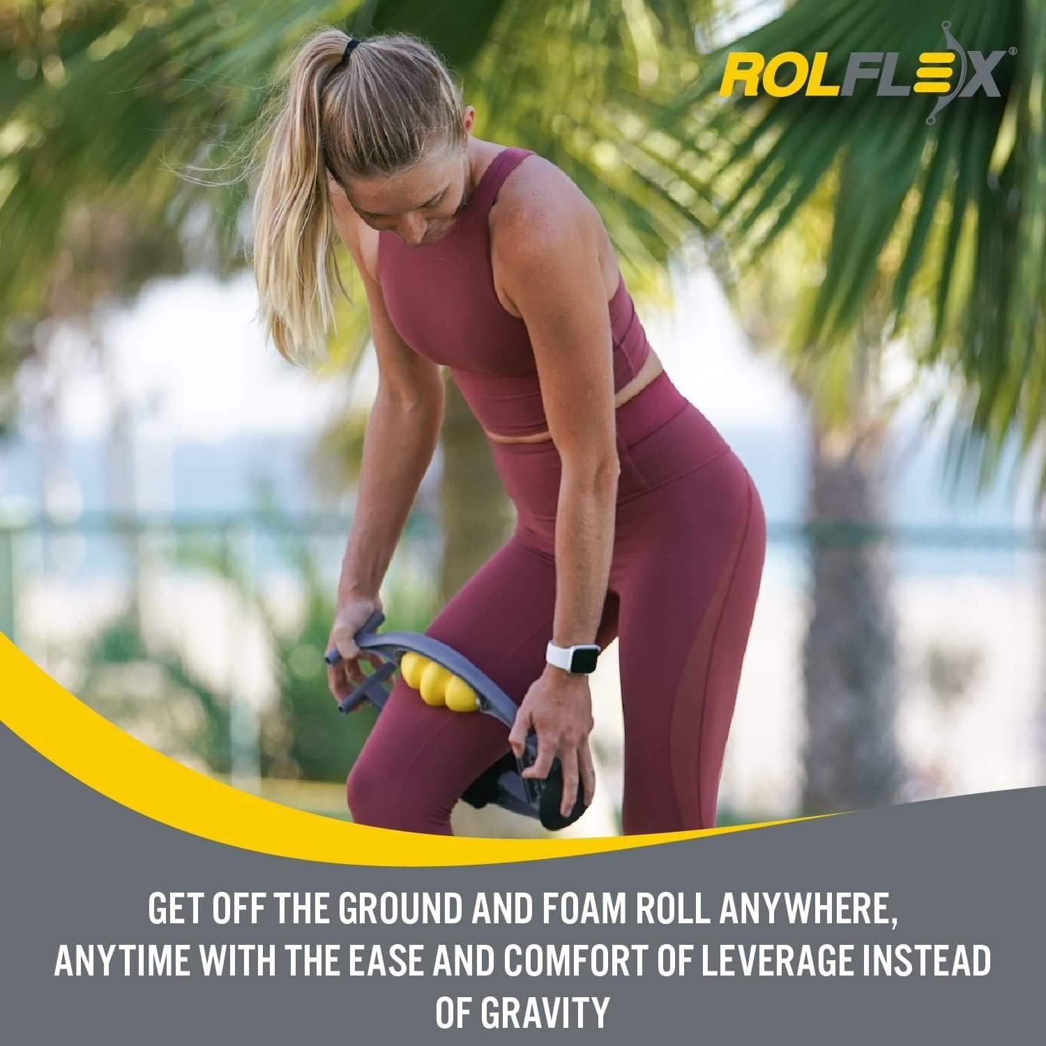 Portable Muscle Roller for Deep Tissue Relief: Ideal for Golfer’s Elbow & More