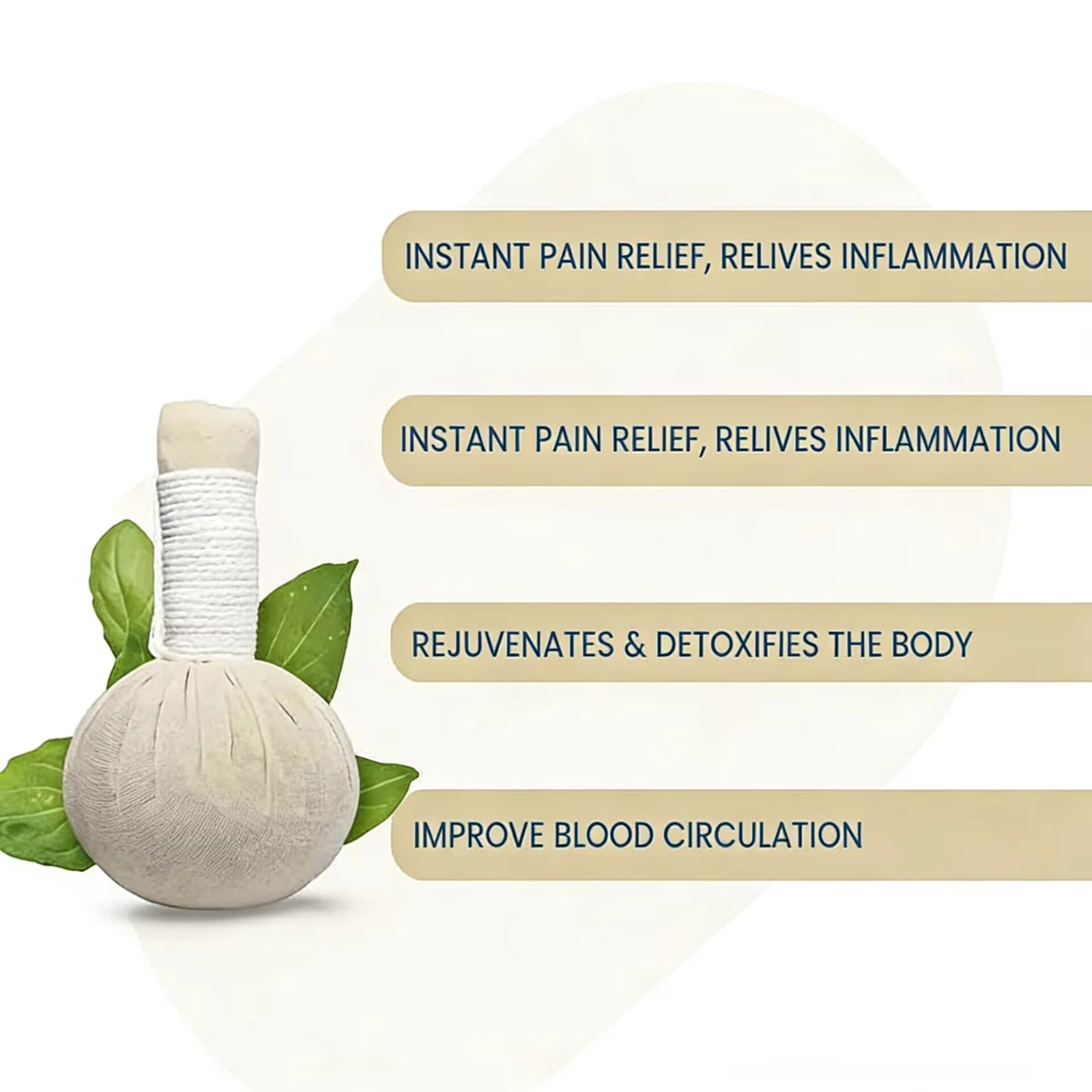 Thai massage ball, Thai herbal compression ball heating bag, Chinese herbal