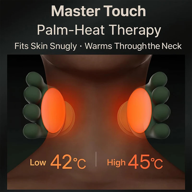 2026 Bionic Neck Shoulder Massager N7 Kneading Massager Shawl 3-Level Modes Neck
