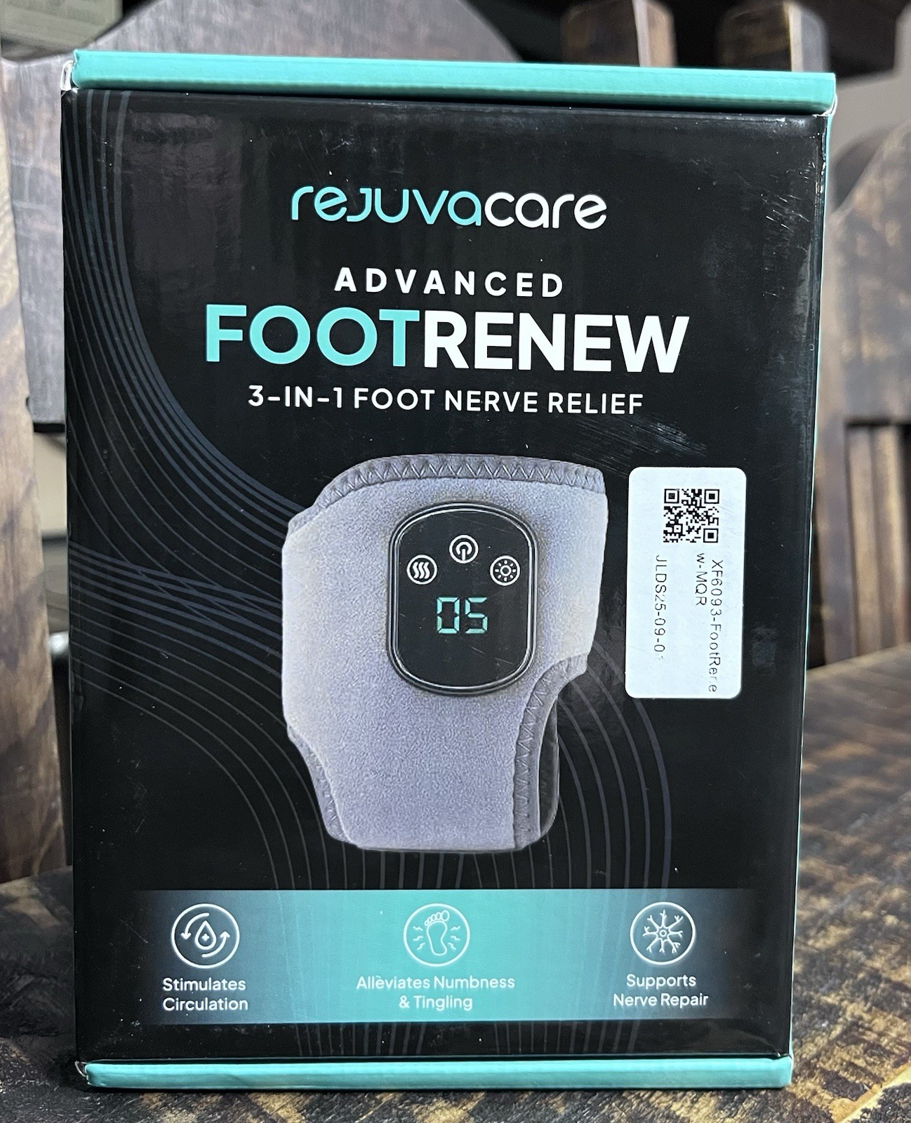 NEW Rejuvacare Foot Renew Triple Method Foot & Ankle Massager